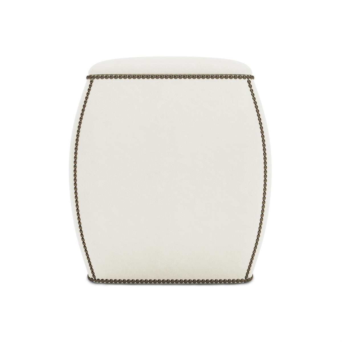 Delta Leather Ottoman by Bernhardt