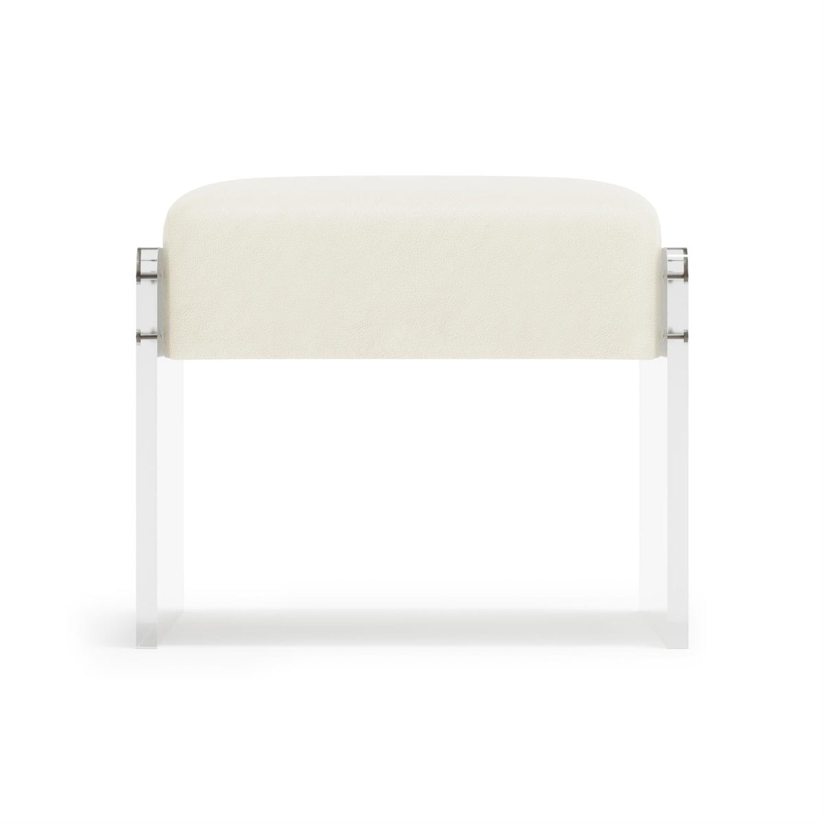 Jasper Leather Ottoman by Bernhardt