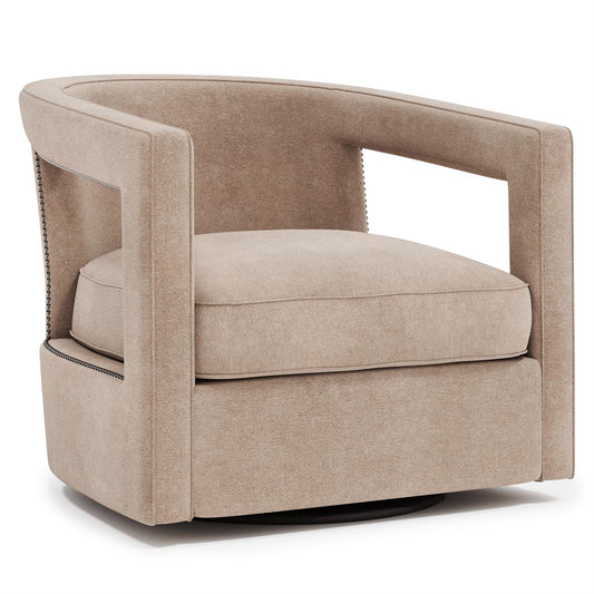 Alana Fabric Swivel Chair (N118SQ) by Bernhardt