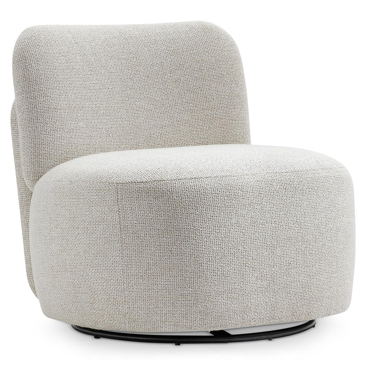 Iris Fabric Swivel Chair by Bernhardt