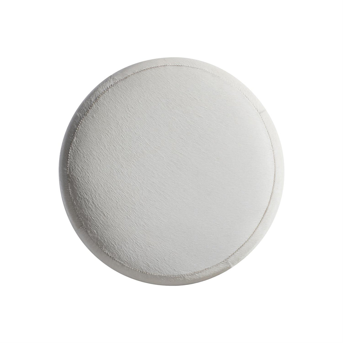 Ash Leather Ottoman by Bernhardt