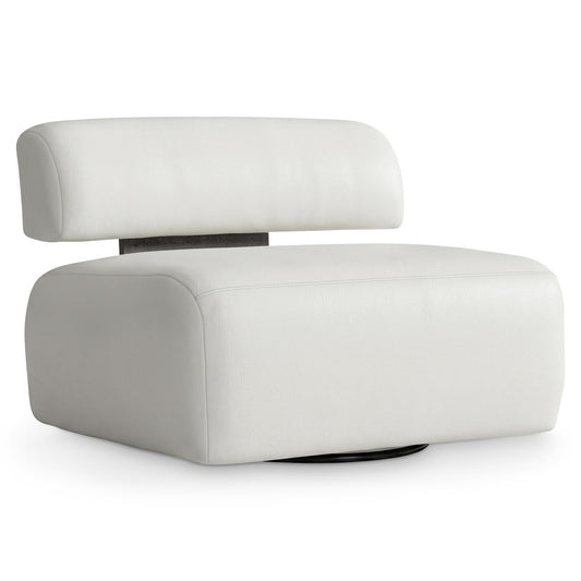 Paley Leather Swivel Chair by Bernhardt