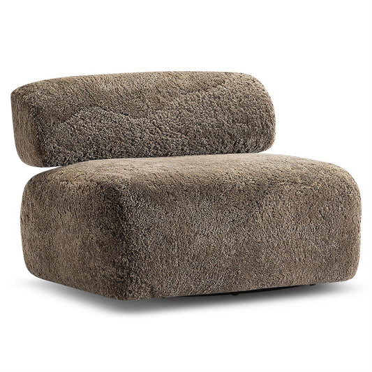 Paley Shearling Swivel Chair (N153SO) by Bernhardt