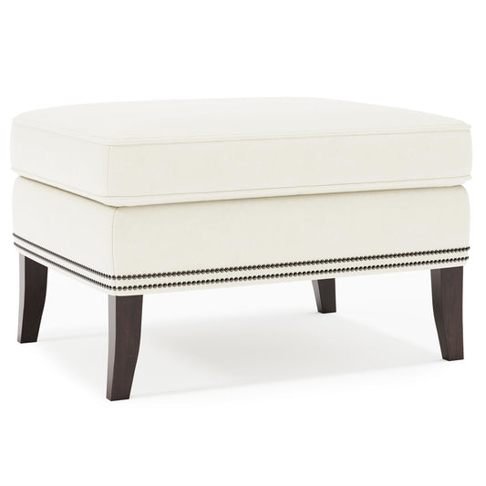 Kingston Leather Ottoman by Bernhardt