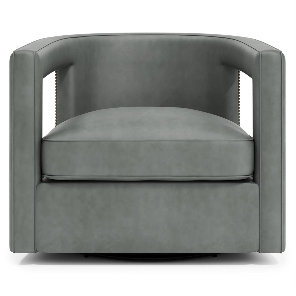 Alana Leather Swivel Chair (N18SLQ) by Bernhardt