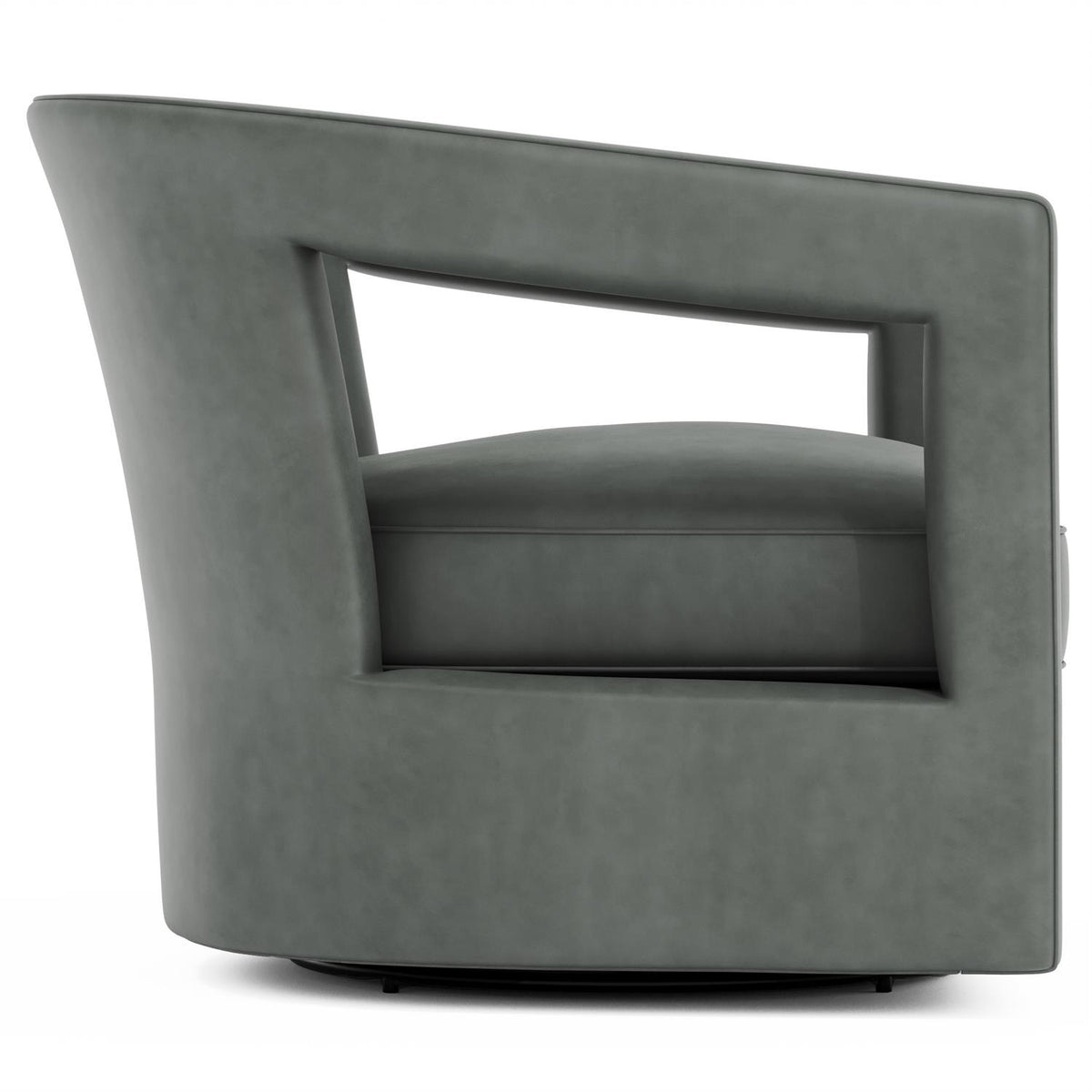 Alana Leather Swivel Chair (N18SLXQ) by Bernhardt