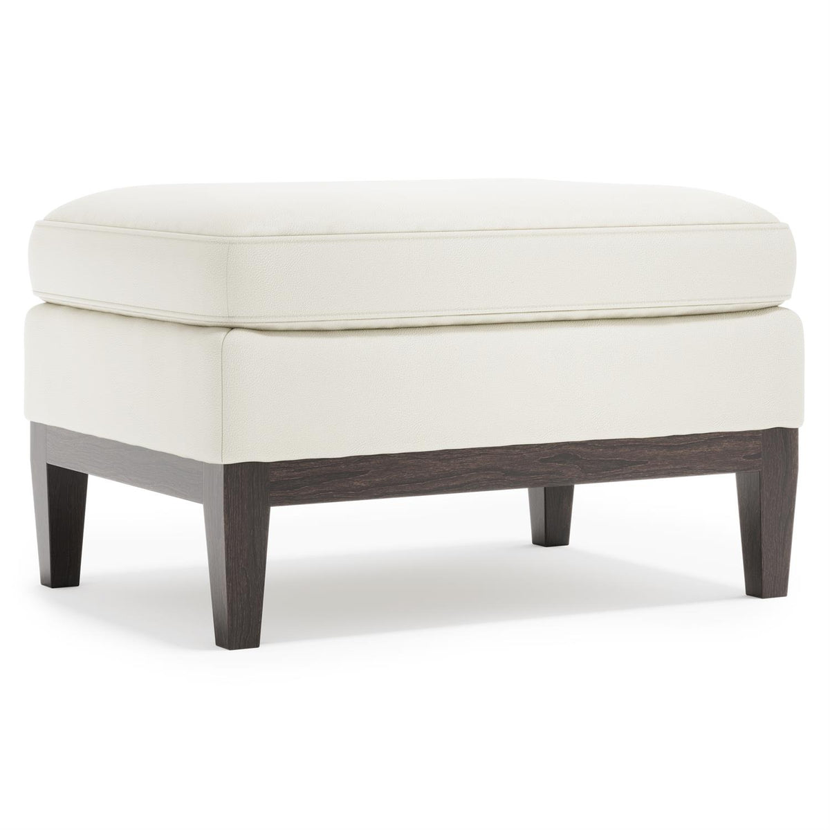 Cumberland Leather Ottoman by Bernhardt