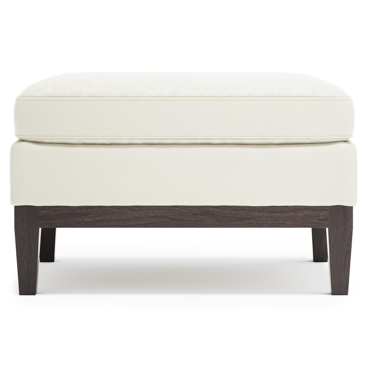 Cumberland Leather Ottoman by Bernhardt