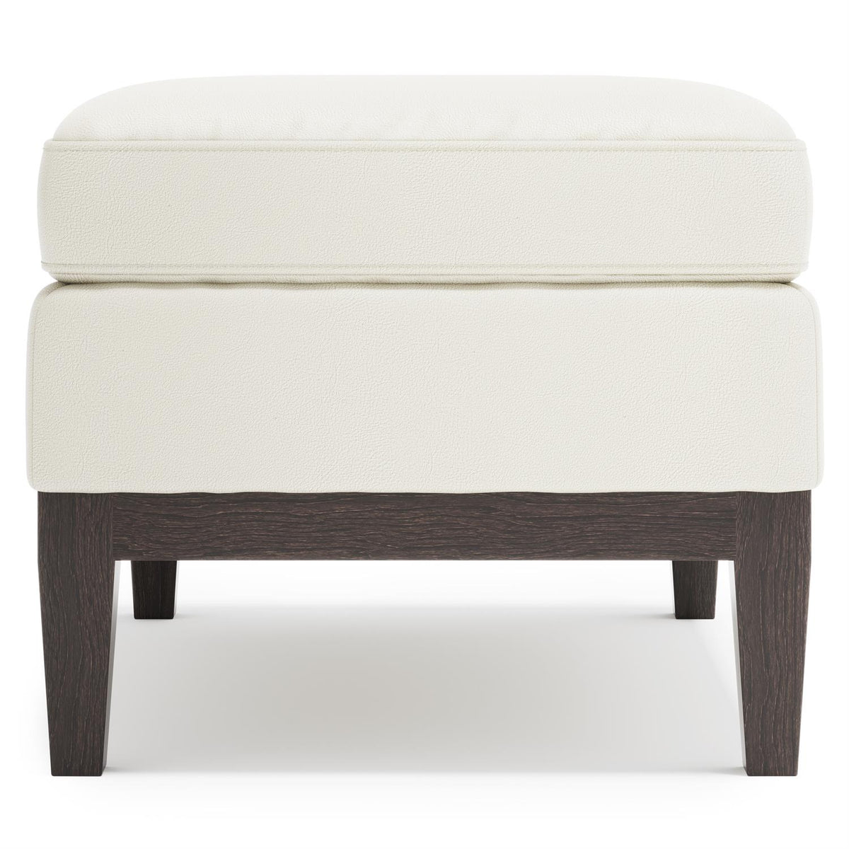 Cumberland Leather Ottoman by Bernhardt