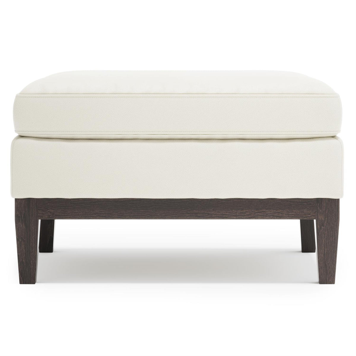 Cumberland Leather Ottoman by Bernhardt