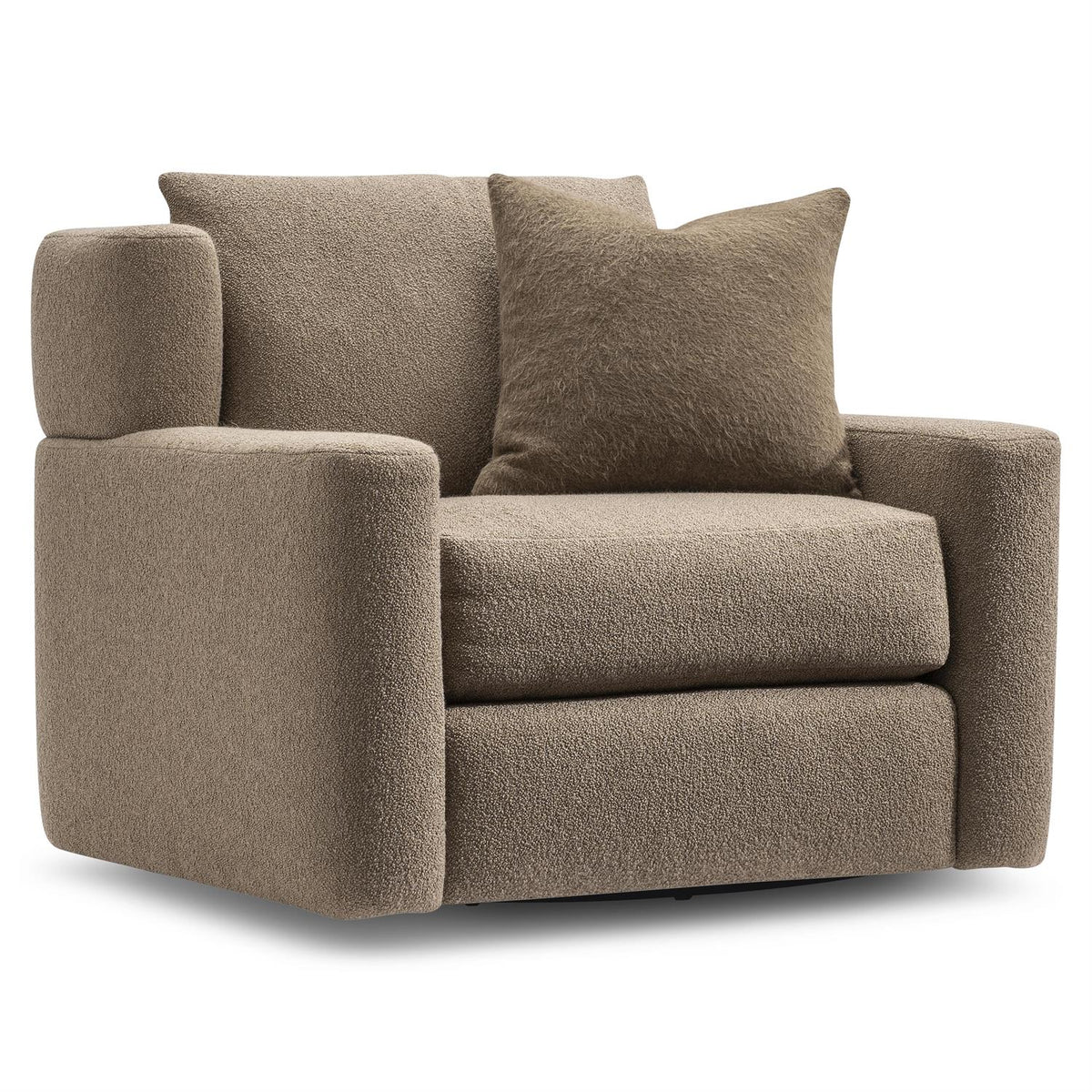 Laurent Fabric Swivel Chair by Bernhardt