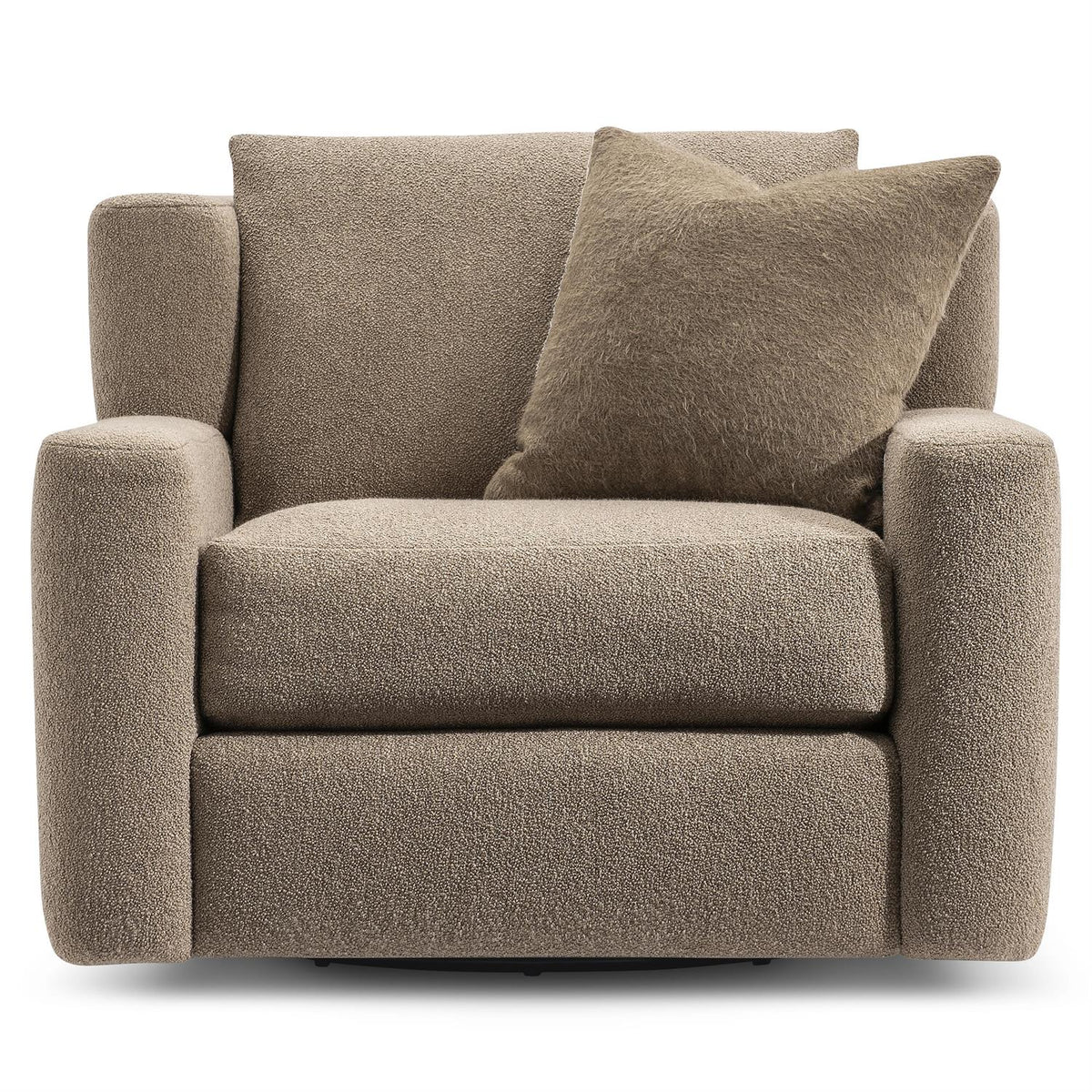 Laurent Fabric Swivel Chair by Bernhardt