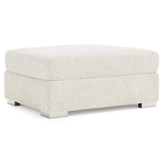 Helena Fabric Ottoman Metal Foot by Bernhardt