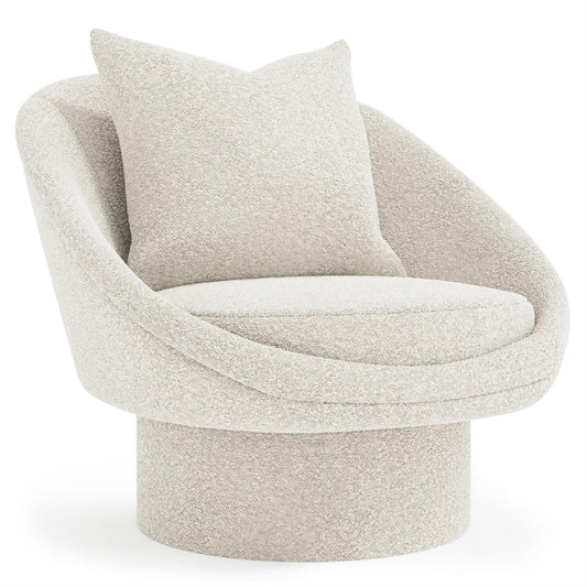 Lucia Fabric Swivel Chair by Bernhardt