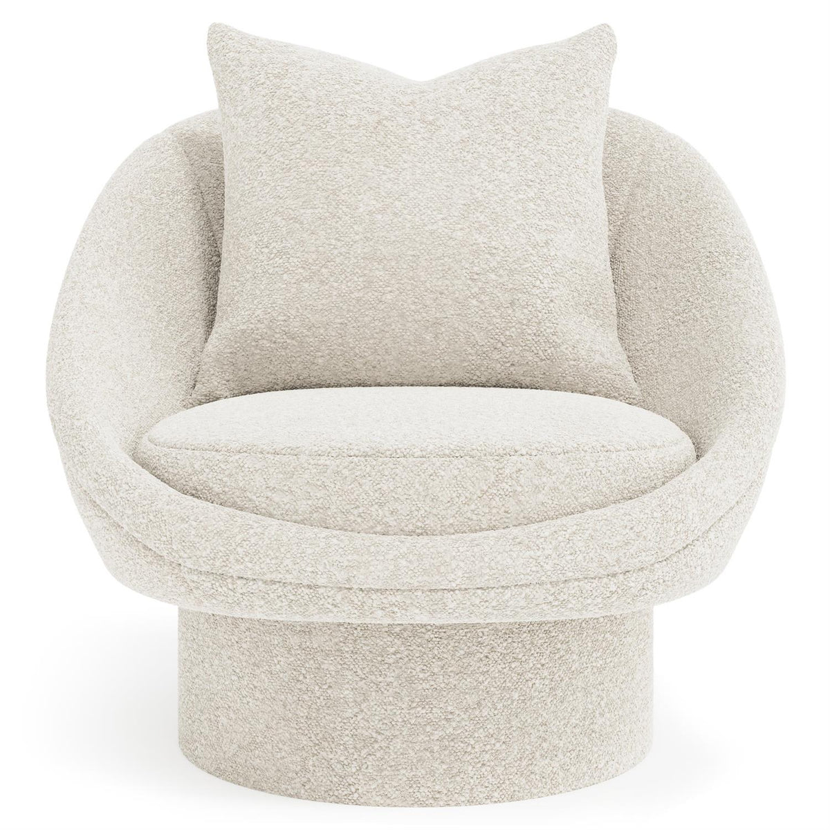 Lucia Fabric Swivel Chair by Bernhardt