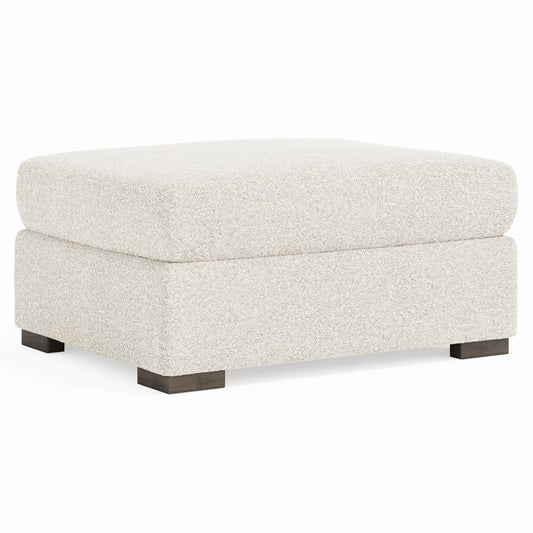 Helena Fabric Ottoman Wood Foot by Bernhardt