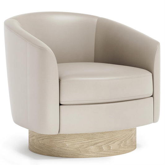 Camino Leather Swivel Chair (N52SLYQ) by Bernhardt