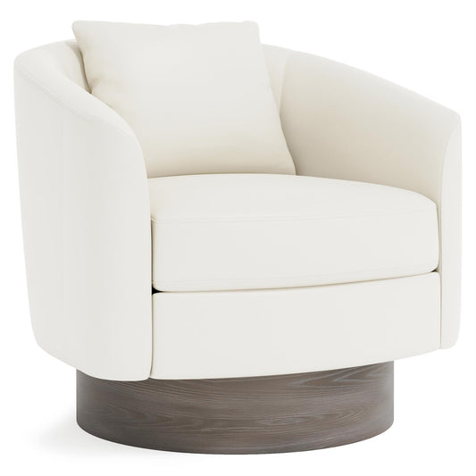 Camino Leather Swivel Chair (N5712SL) by Bernhardt