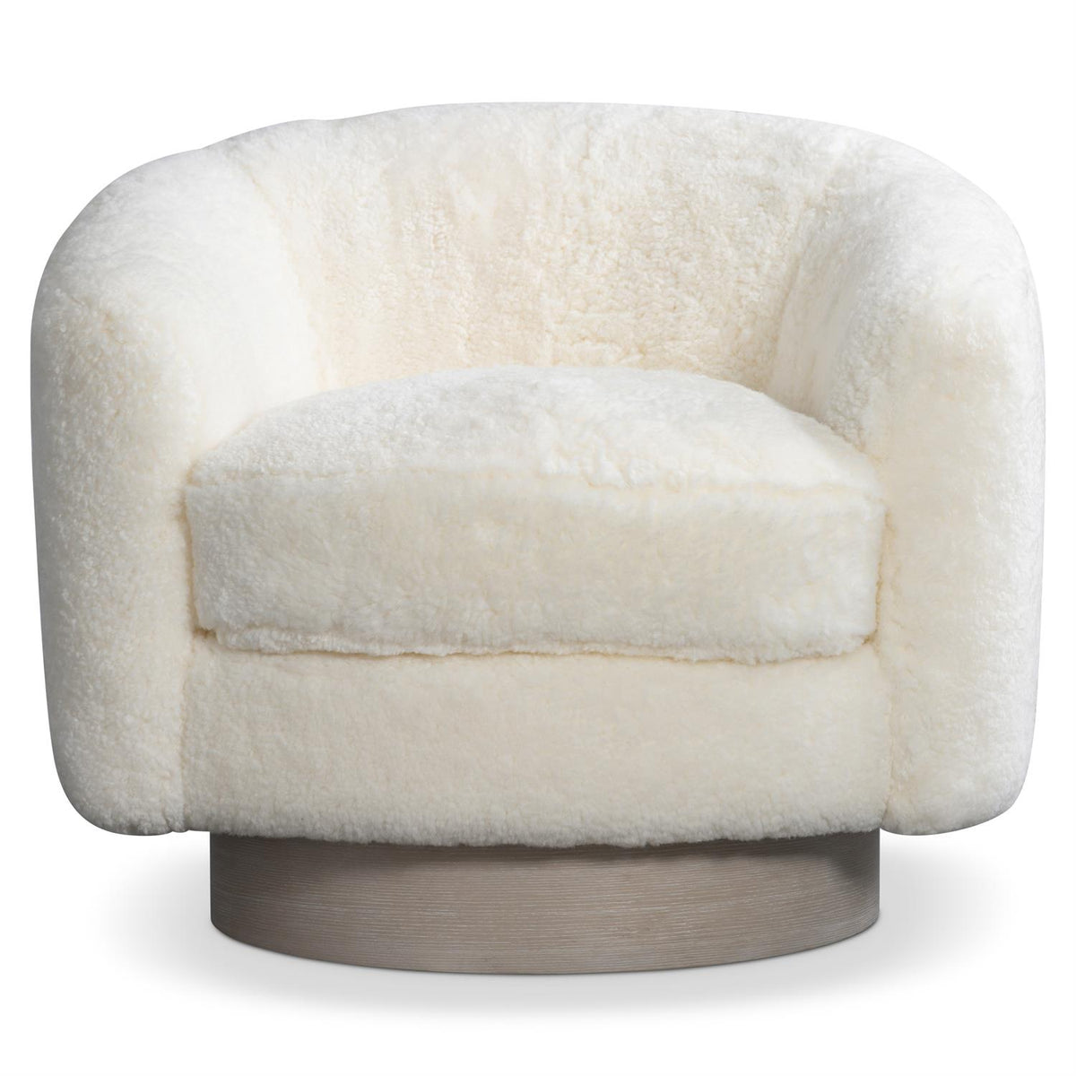 Camino Shearling Swivel Chair (N5712ST) by Bernhardt