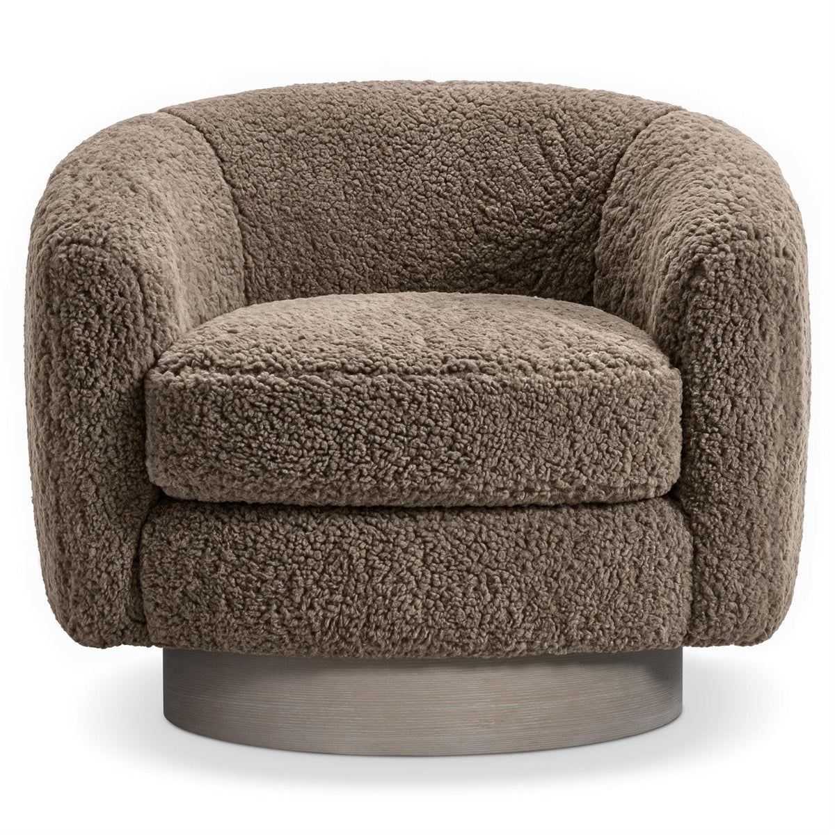 Camino Shearling Swivel Chair (N5712SV) by Bernhardt