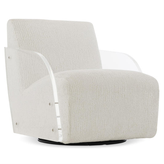 Perla Fabric Swivel Chair by Bernhardt