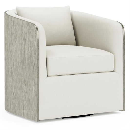 Eliot Leather Swivel Chair by Bernhardt