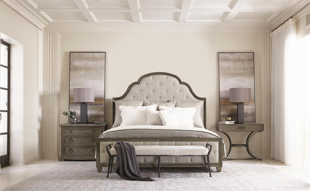 Mansfield Leather Bench by Bernhardt