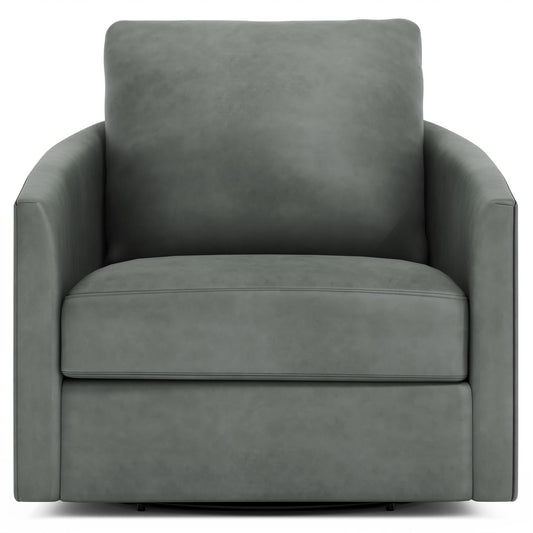 Astoria Leather Swivel Chair (N9022SL) by Bernhardt