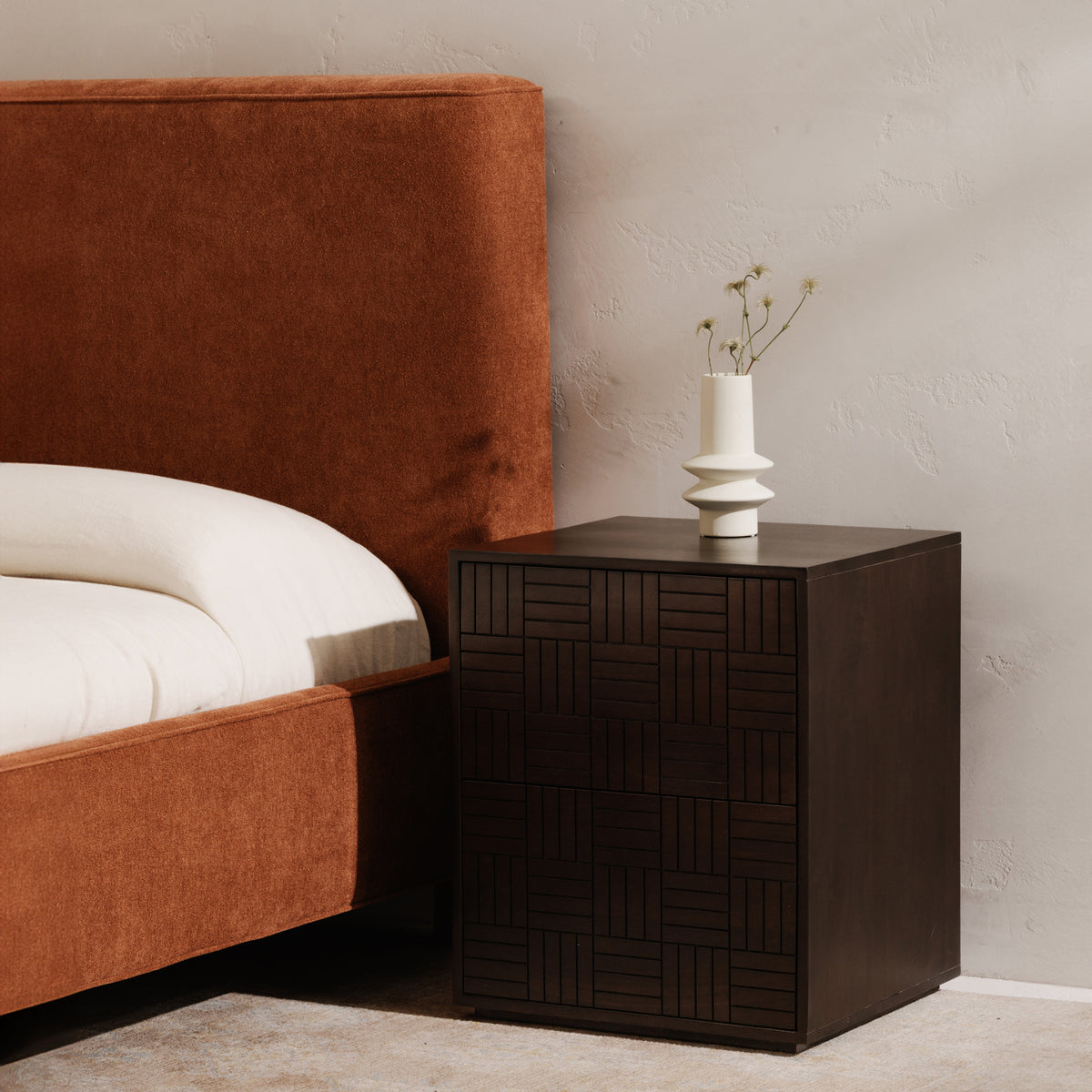 Ichigo King Bed Deep Orange by Moe's Home