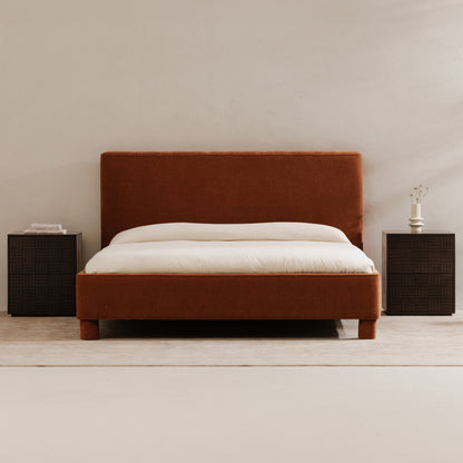 Ichigo King Bed Deep Orange