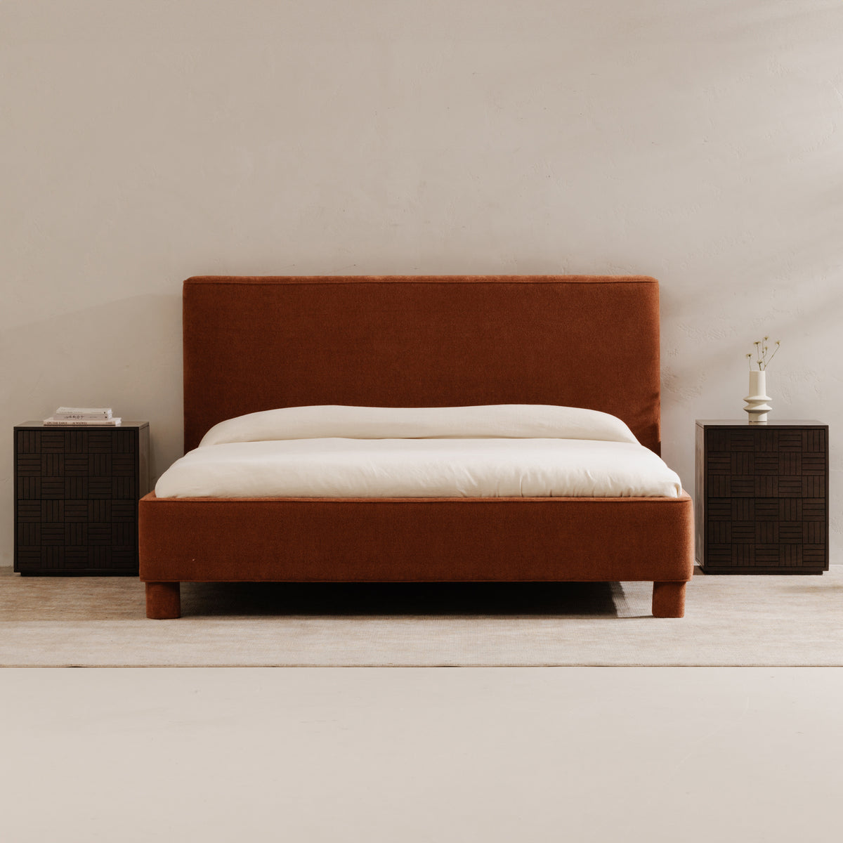Ichigo King Bed Deep Orange by Moe's Home