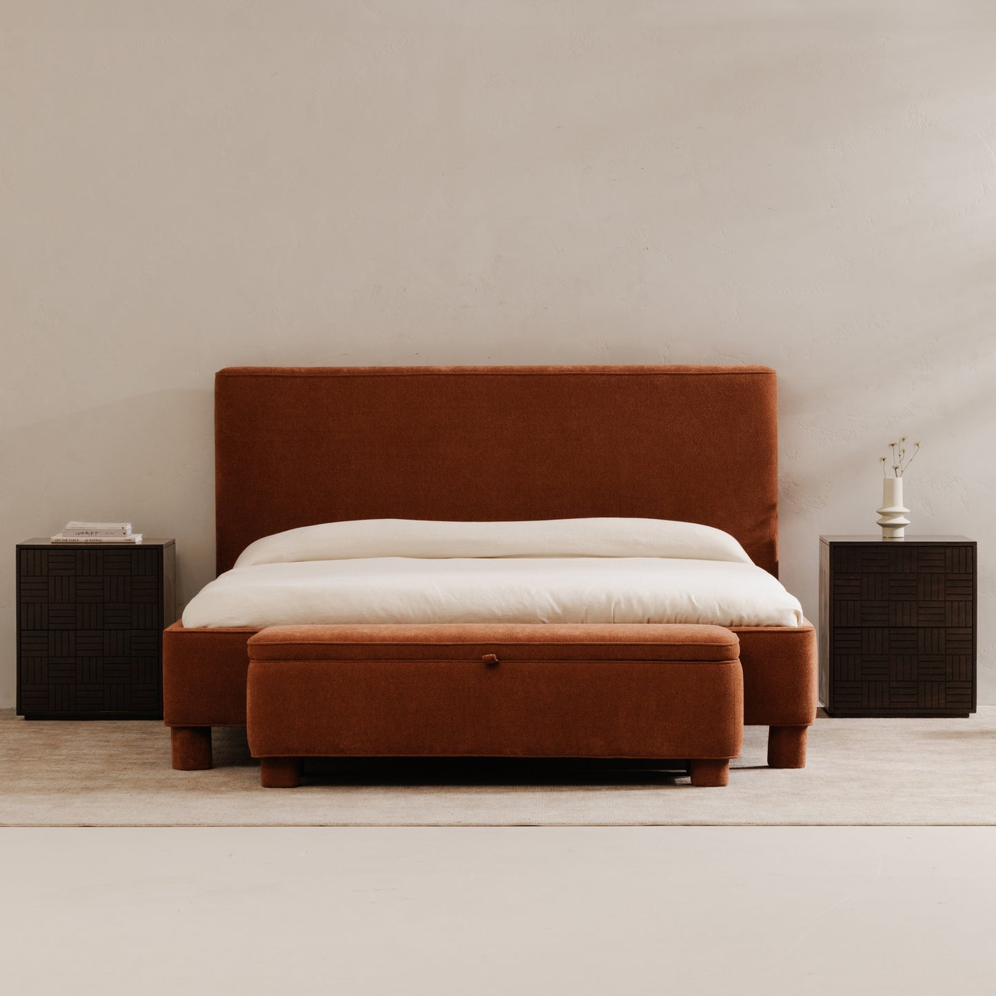 Ichigo King Bed Deep Orange by Moe's Home