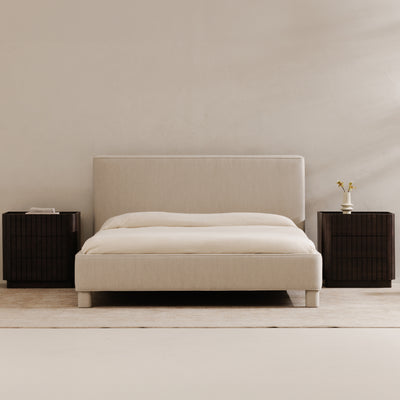 Ichigo King Bed Light Grey by Moe's Home
