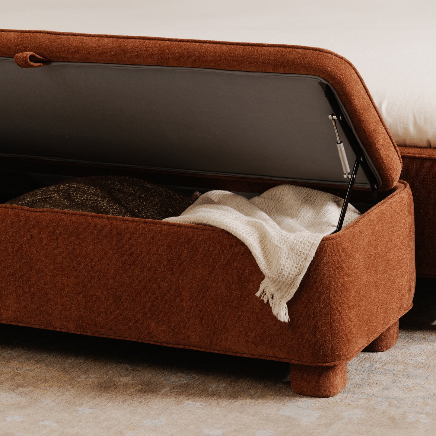 Ichigo Storage Bench Deep Orange by Moe's Home