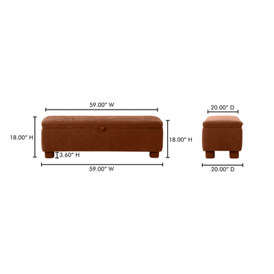 Ichigo Storage Bench by Moe's Home