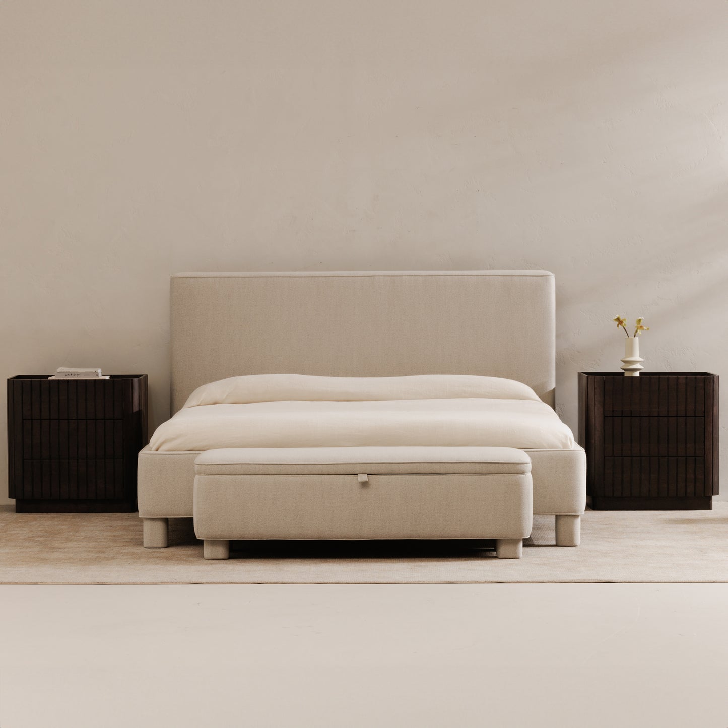 Ichigo Storage Bench Light Grey by Moe's Home