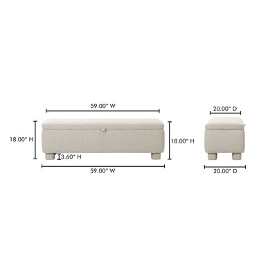 Ichigo Storage Bench by Moe's Home