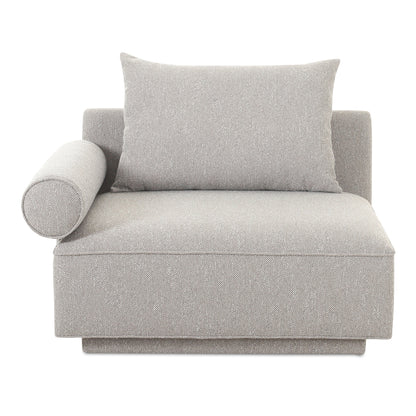 Rosello Left Arm Facing Chair | Grey