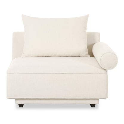 Rosello Right Arm Facing Chair | White