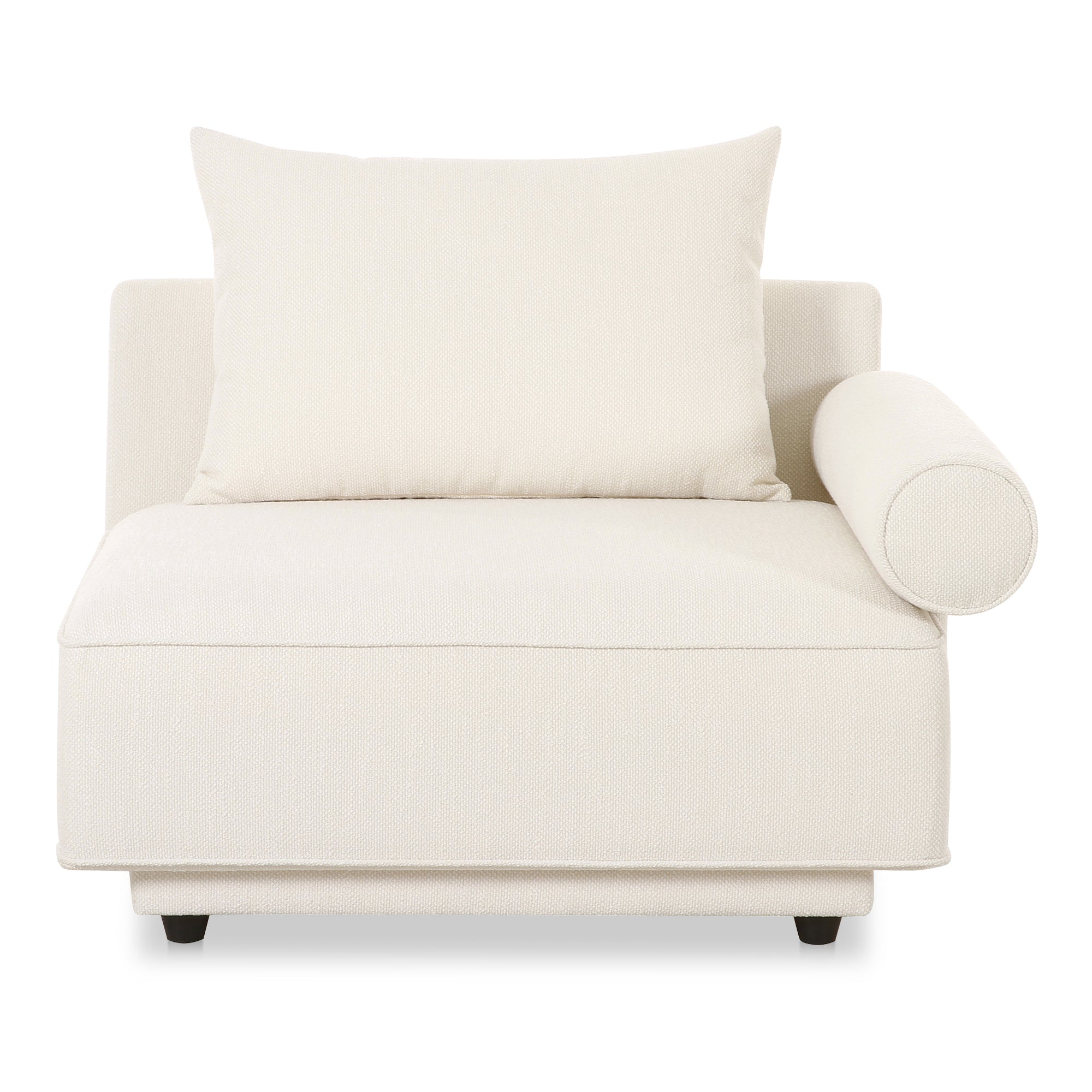 Rosello Right Arm Facing Chair | White