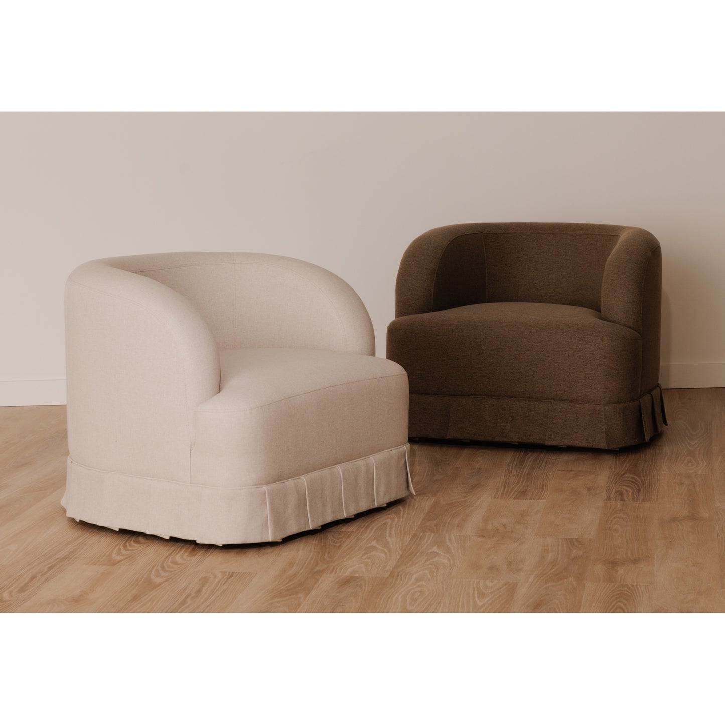 Maren Swivel Chair Brown by Moe's Home