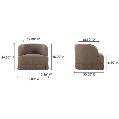 Maren Swivel Chair by Moe's Home