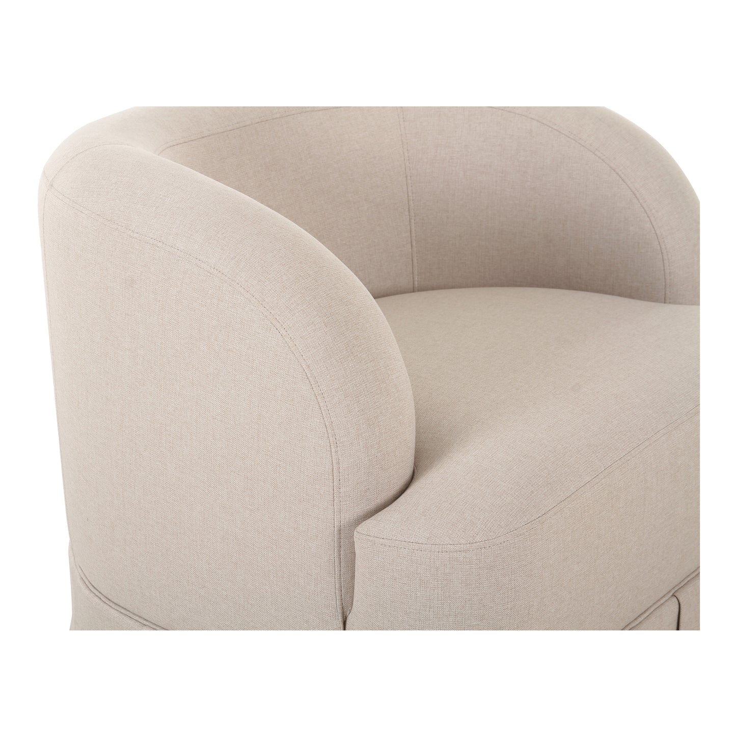 Maren Swivel Chair Beige by Moe's Home