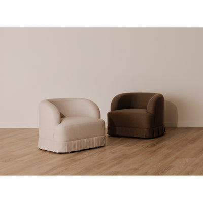 Maren Swivel Chair Beige