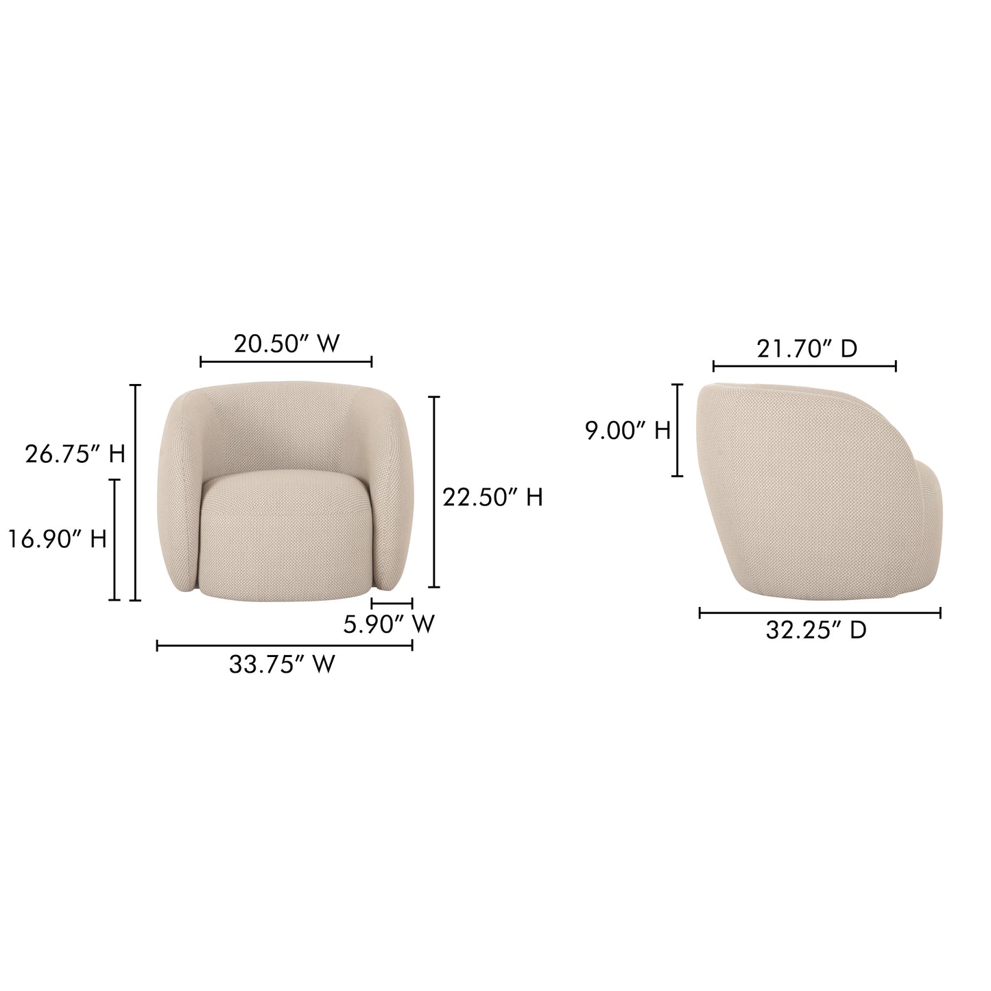 Rae Outdoor Accent Chair by Moe's Home