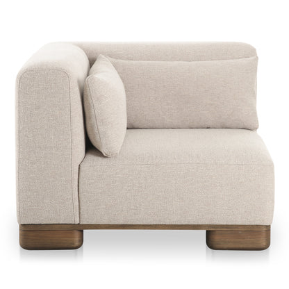 June Corner Chair Oatmeal | Beige