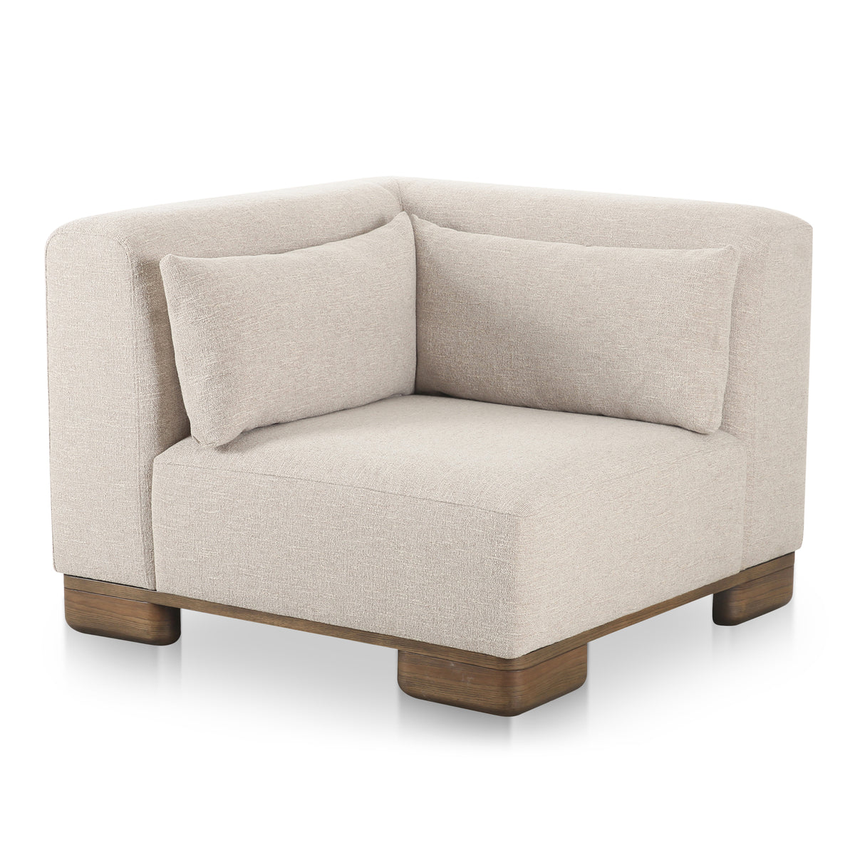 June Corner Chair Oatmeal by Moe's Home