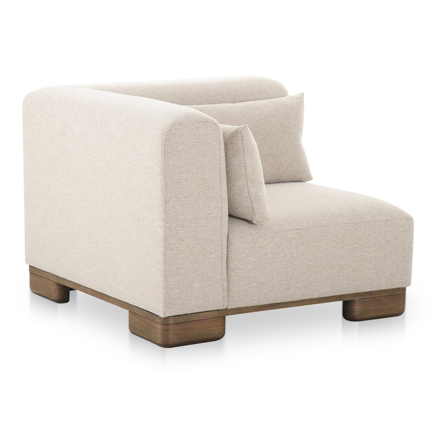 June Corner Chair Oatmeal by Moe's Home