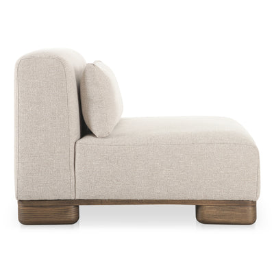 June Slipper Chair Oatmeal by Moe's Home