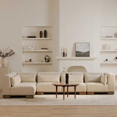 June Sofa Oatmeal by Moe's Home